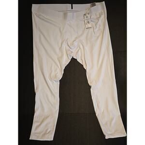 adidas NEW Techfit Long Tight Compression Pants Men's White 3XL